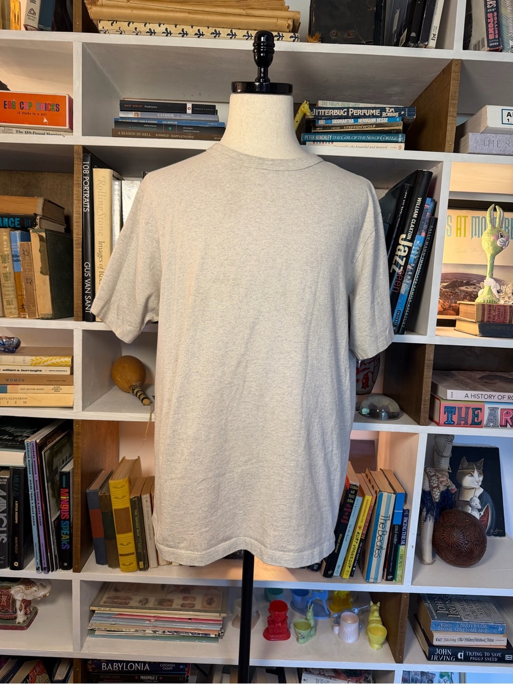 Men's Crew Neck T-Shirt - Light Gray